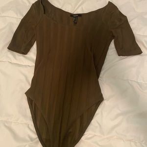 Green bodysuit forever21